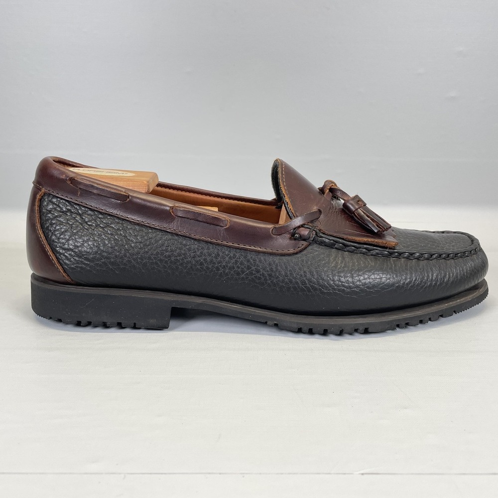 Allen Edmonds Nashua Kiltie Tassel Loafers‎ Mens Size 11.5 D Black Leather Shoes
